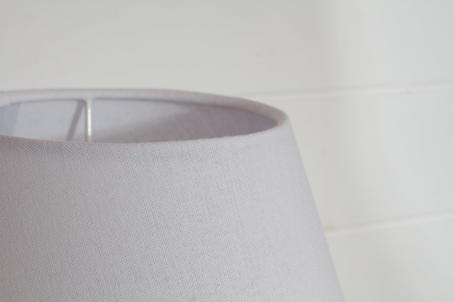 Conical Lamp Shade F160 ~ White Linen, 15cm(top) x 30cm(bottom) x 22cm(height)