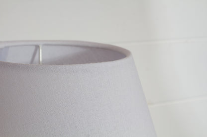 Conical Lamp Shade F160 ~ White Linen, 15cm(top) x 30cm(bottom) x 22cm(height)