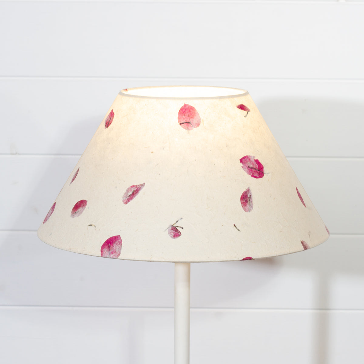 Conical Lamp Shade P33 ~ Rose Petals, 15cm(top) x 35cm(bottom) x 17cm(height)