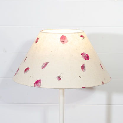 Conical Lamp Shade P33 ~ Rose Petals, 15cm(top) x 35cm(bottom) x 17cm(height)