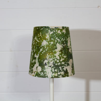 Conical Lamp Shade B114 ~ Batik Canopy Greens, 15cm(top) x 20cm(bottom) x 20cm(height)