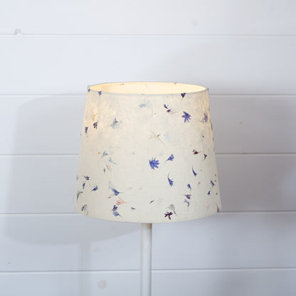 Conical Lamp Shade P34 - Cornflower Petals, 20cm(top) x 25cm(bottom) x 20cm(height)