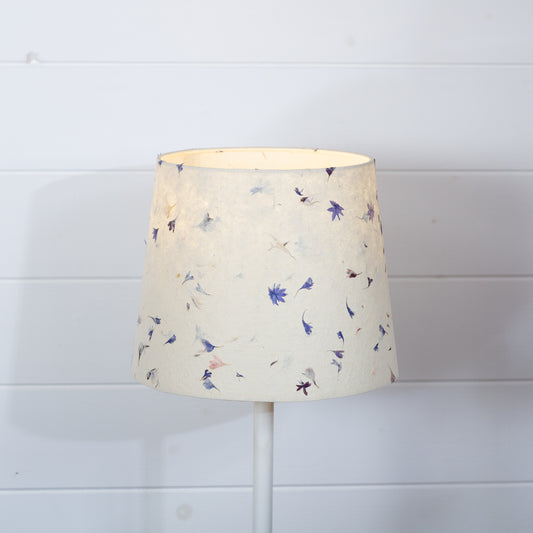 Conical Lamp Shade P34 - Cornflower Petals, 20cm(top) x 25cm(bottom) x 20cm(height)