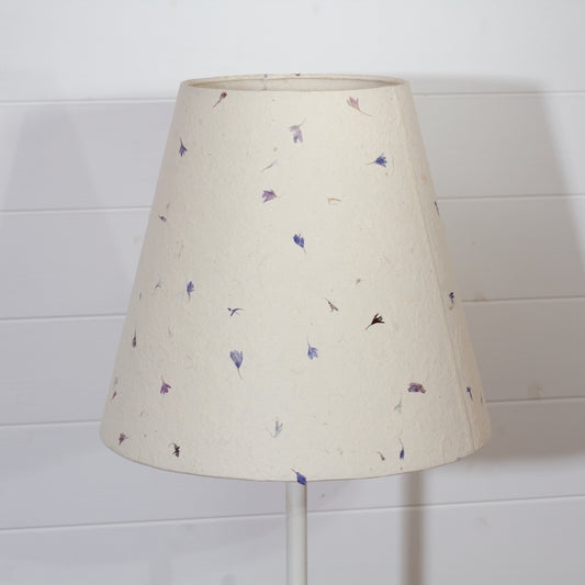 Conical Lamp Shade P34 - Cornflower Petals, 20cm(top) x 35cm(bottom) x 31cm(height)