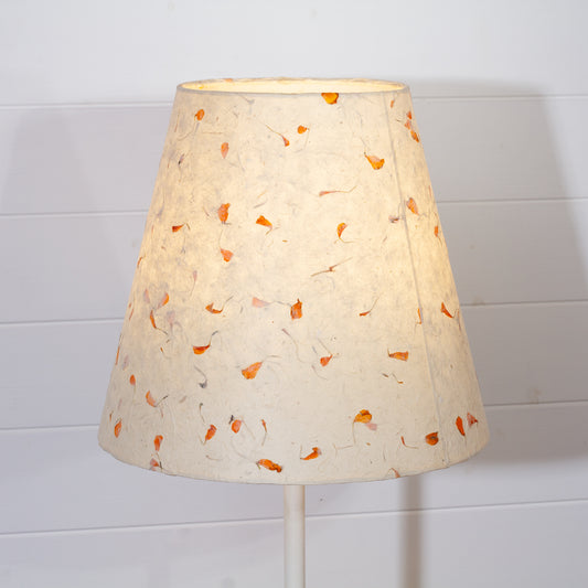 Conical Lamp Shade P32 - Marigold Petals, 20cm(top) x 35cm(bottom) x 31cm(height)