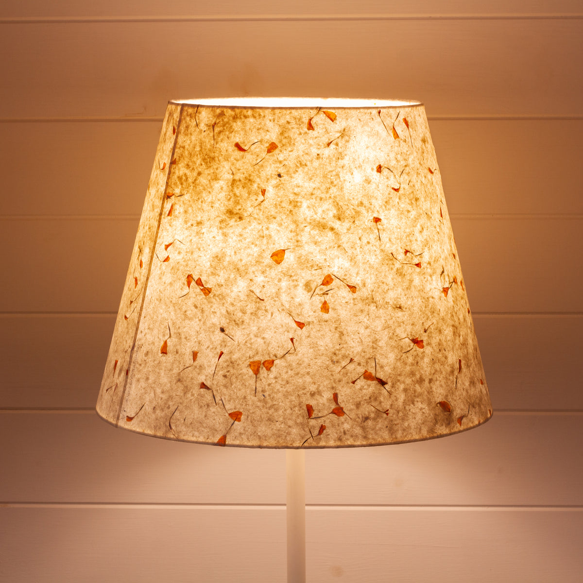 Conical Lamp Shade P32 - Marigold Petals, 25cm(top) x 40cm(bottom) x 31cm(height)