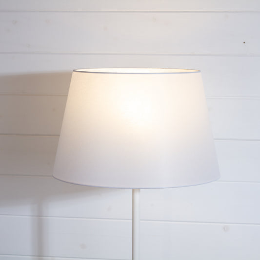 Conical Lamp Shade P47 ~ White Non Woven Fabric, 30cm(top) x 40cm(bottom) x 25cm(height)
