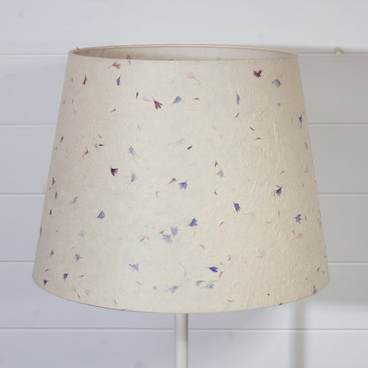 Conical Lamp Shade P34 - Cornflower Petals, 30cm(top) x 40cm(bottom) x 30cm(height)