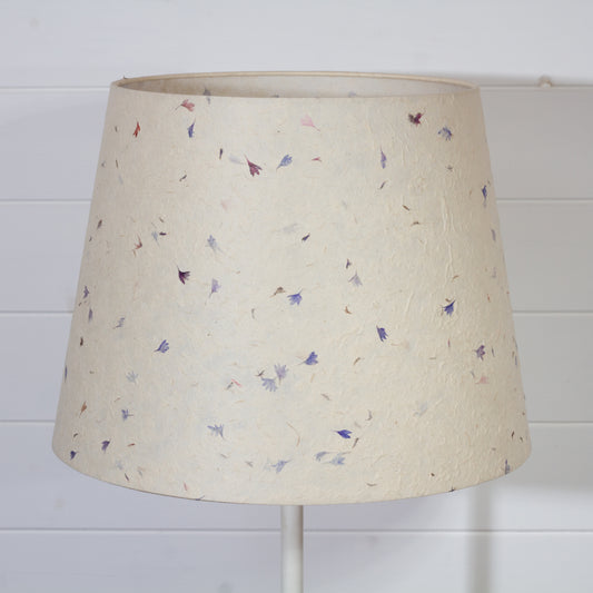 Conical Lamp Shade P34 - Cornflower Petals, 30cm(top) x 40cm(bottom) x 30cm(height)