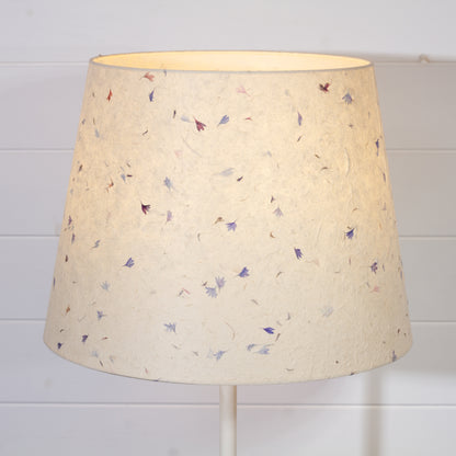 Conical Lamp Shade P34 - Cornflower Petals, 30cm(top) x 40cm(bottom) x 30cm(height)