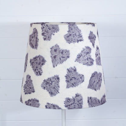 Conical Lamp Shade B130 ~ Soft Hearts Lavender, 30cm(top) x 40cm(bottom) x 35cm(height)