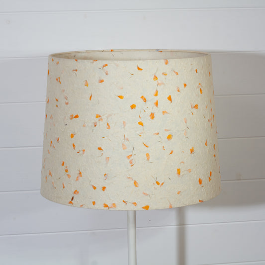 Conical Lamp Shade P32 - Marigold Petals, 35cm(top) x 40cm(bottom) x 30cm(height)