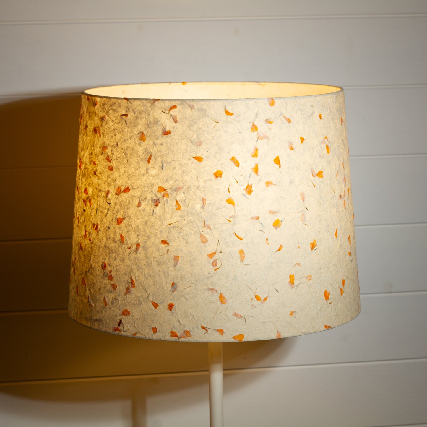 Conical Lamp Shade P32 - Marigold Petals, 35cm(top) x 40cm(bottom) x 30cm(height)