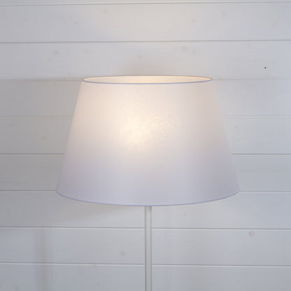 Conical Lamp Shade P47 ~ White Non Woven Fabric, 35cm(top) x 50cm(bottom) x 30cm(height)