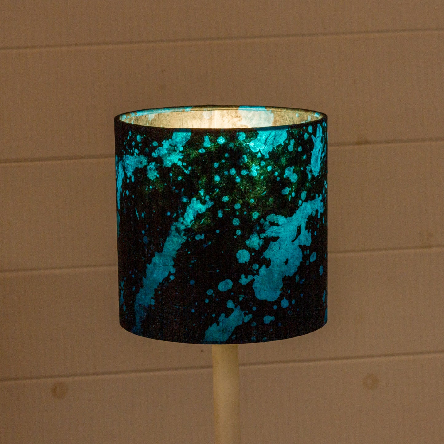 Drum Lamp Shade - B134 ~ Sea Sparkle, 15cm(diameter)