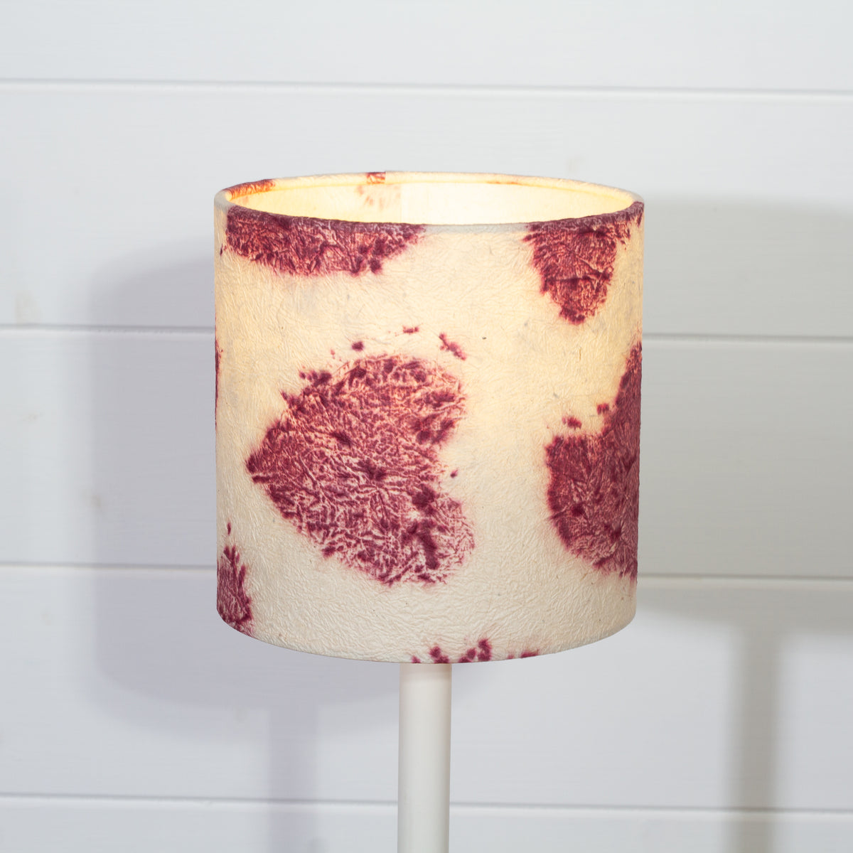 Drum Lamp Shade - B131 ~ Soft Hearts Rose, 15cm(diameter)