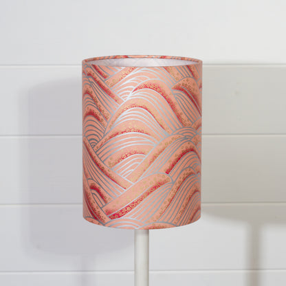 Drum Lamp Shade - W09 ~ Peach Hills, 15cm(diameter)