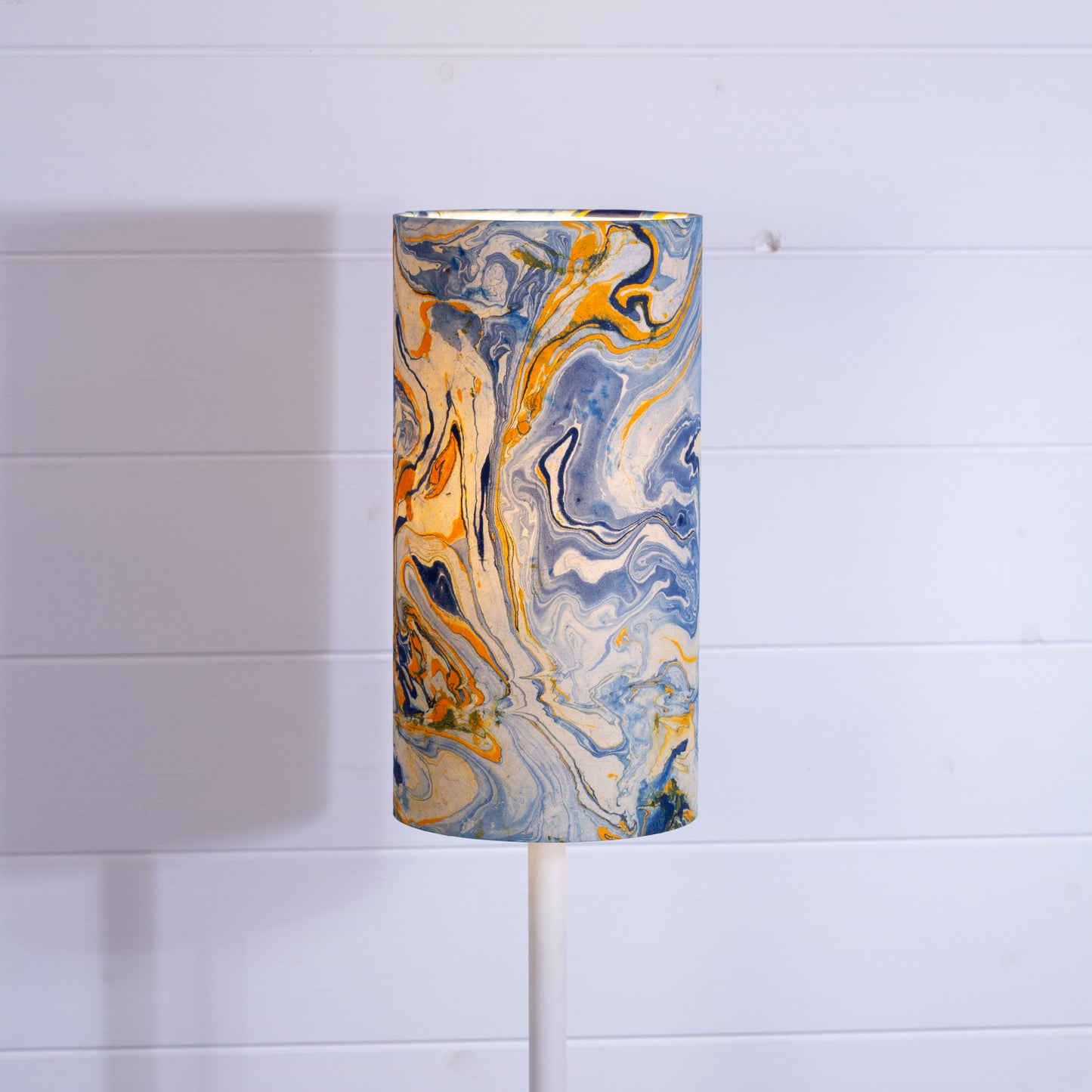 Drum Lamp Shade - B139 ~ Coastline Marble, 15cm(diameter)
