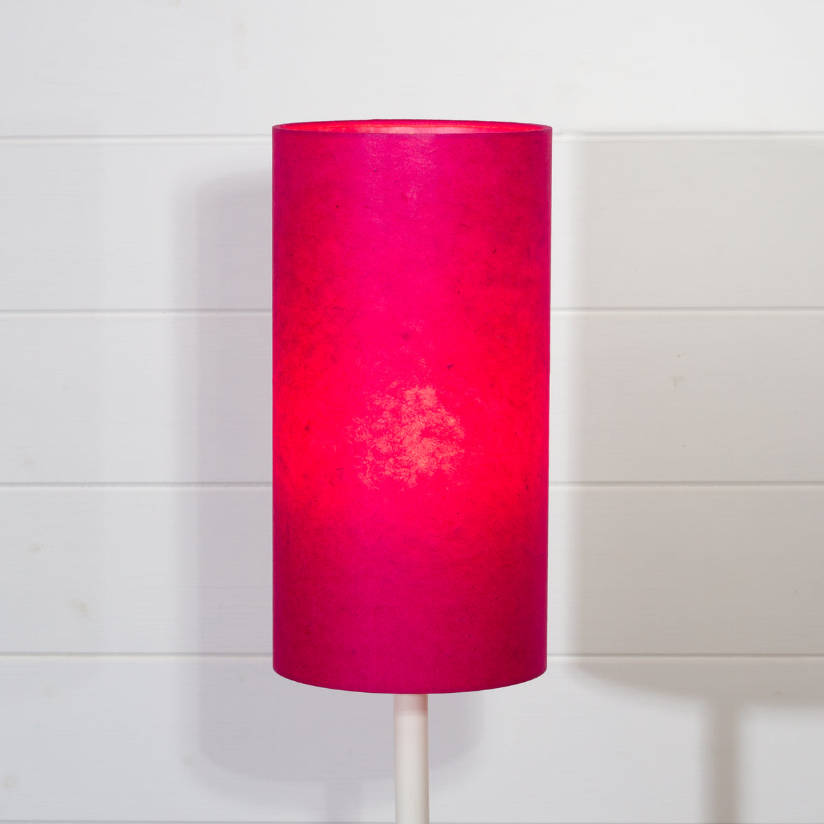 Drum Lamp Shade - P57 ~ Hot Pink Lokta, 15cm(diameter)