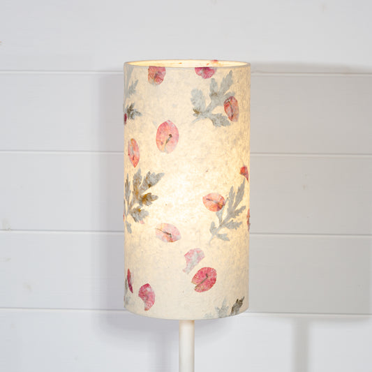 Drum Lamp Shade - B142 ~ Leaves and Flowers, 15cm(diameter)