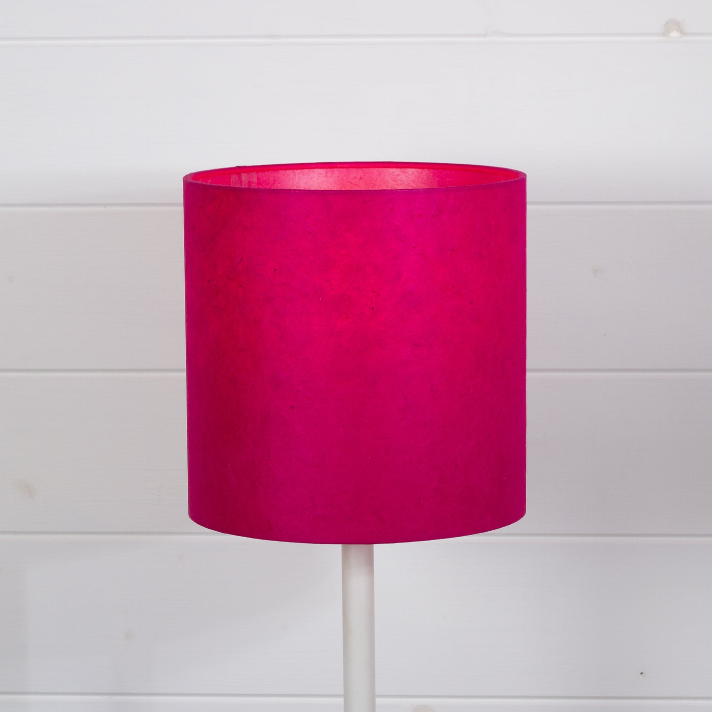Drum Lamp Shade - P57 - Hot Pink Lokta, 20cm(d) x 20cm(h)