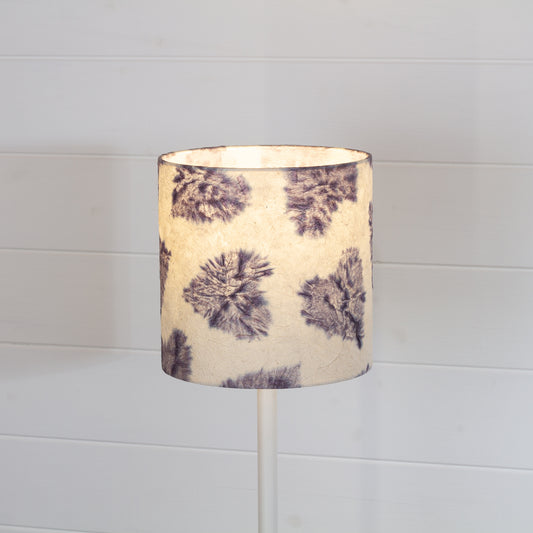 Drum Lamp Shade - B130 ~ Soft Hearts Lavender, 20cm(d) x 20cm(h)