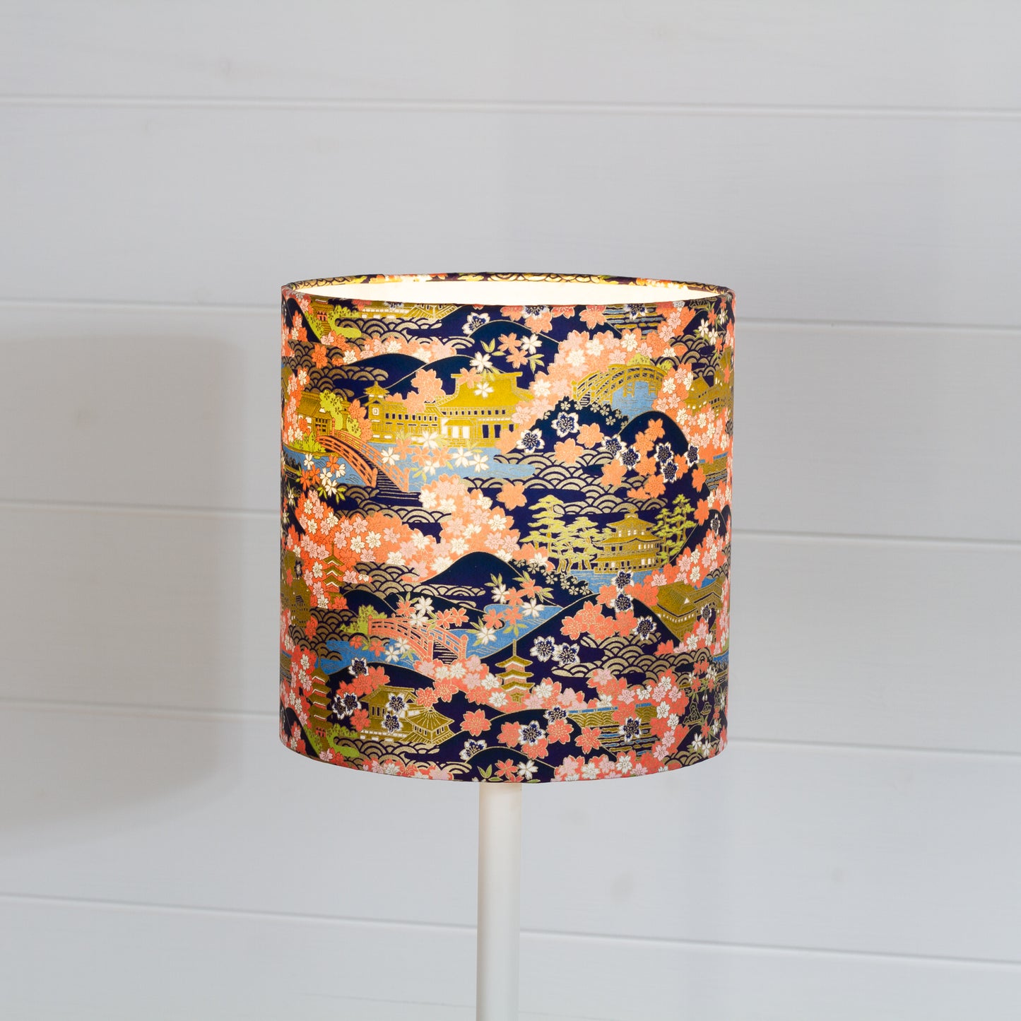 Drum Lamp Shade - W06 ~ Kyoto, 20cm(d) x 20cm(h)