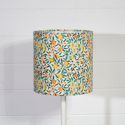 Drum Lamp Shade - F110 ~ William Morris Fruits, 20cm(d) x 20cm(h)