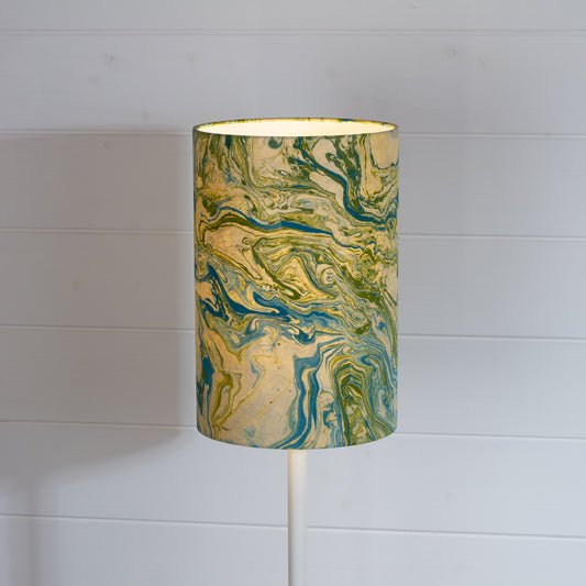 Drum Lamp Shade - B133 ~ Atlas Marble, 20cm(d) x 30cm(h)