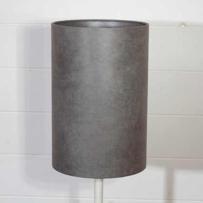 Drum Lamp Shade - P53 - Pewter Grey, 20cm(d) x 30cm(h)