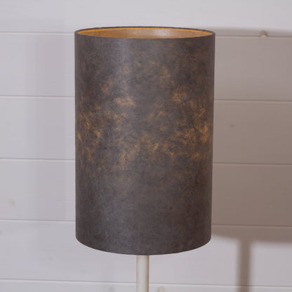 Drum Lamp Shade - P53 - Pewter Grey, 20cm(d) x 30cm(h)