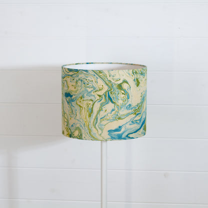 Drum Lamp Shade - B133 ~ Atlas Marble, 25cm x 20cm