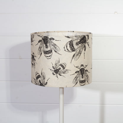 Drum Lamp Shade - P42 - Bees Screen Print, 25cm x 20cm