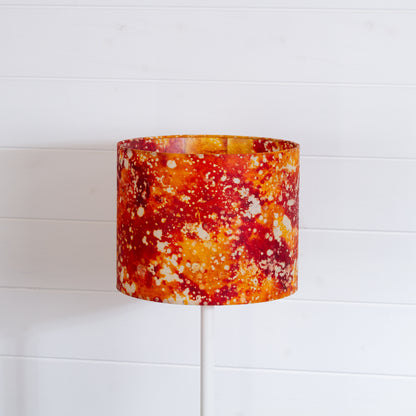 Drum Lamp Shade - B112 ~ Batik Lava, 25cm x 20cm