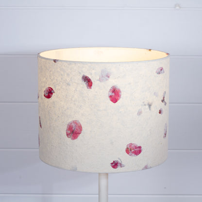 Drum Lamp Shade - P33 - Rose Petals, 25cm x 20cm