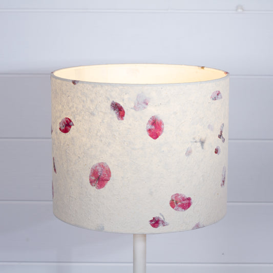 Drum Lamp Shade - P33 - Rose Petals, 25cm x 20cm