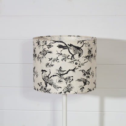 Drum Lamp Shade - P41 - Oriental Birds, 25cm x 20cm