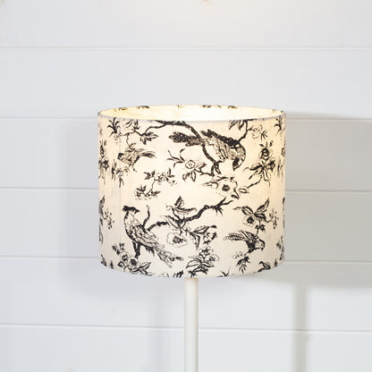 Drum Lamp Shade - P41 - Oriental Birds, 25cm x 20cm