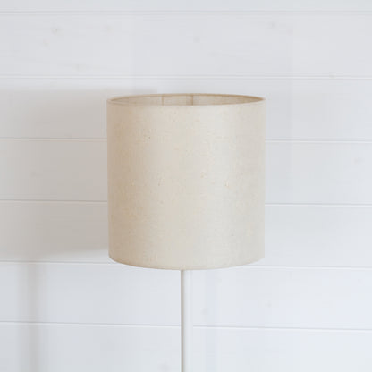 Drum Lamp Shade - P54 - Natural Lokta, 25cm x 25cm