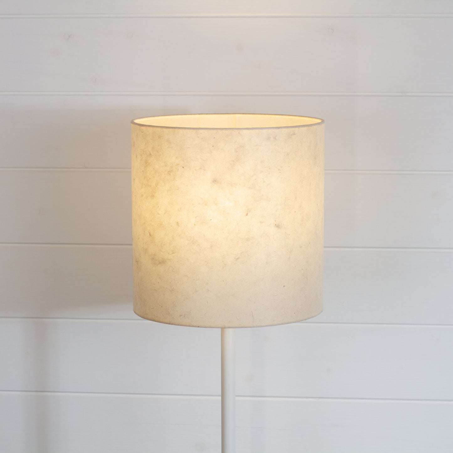 Drum Lamp Shade - P54 - Natural Lokta, 25cm x 25cm