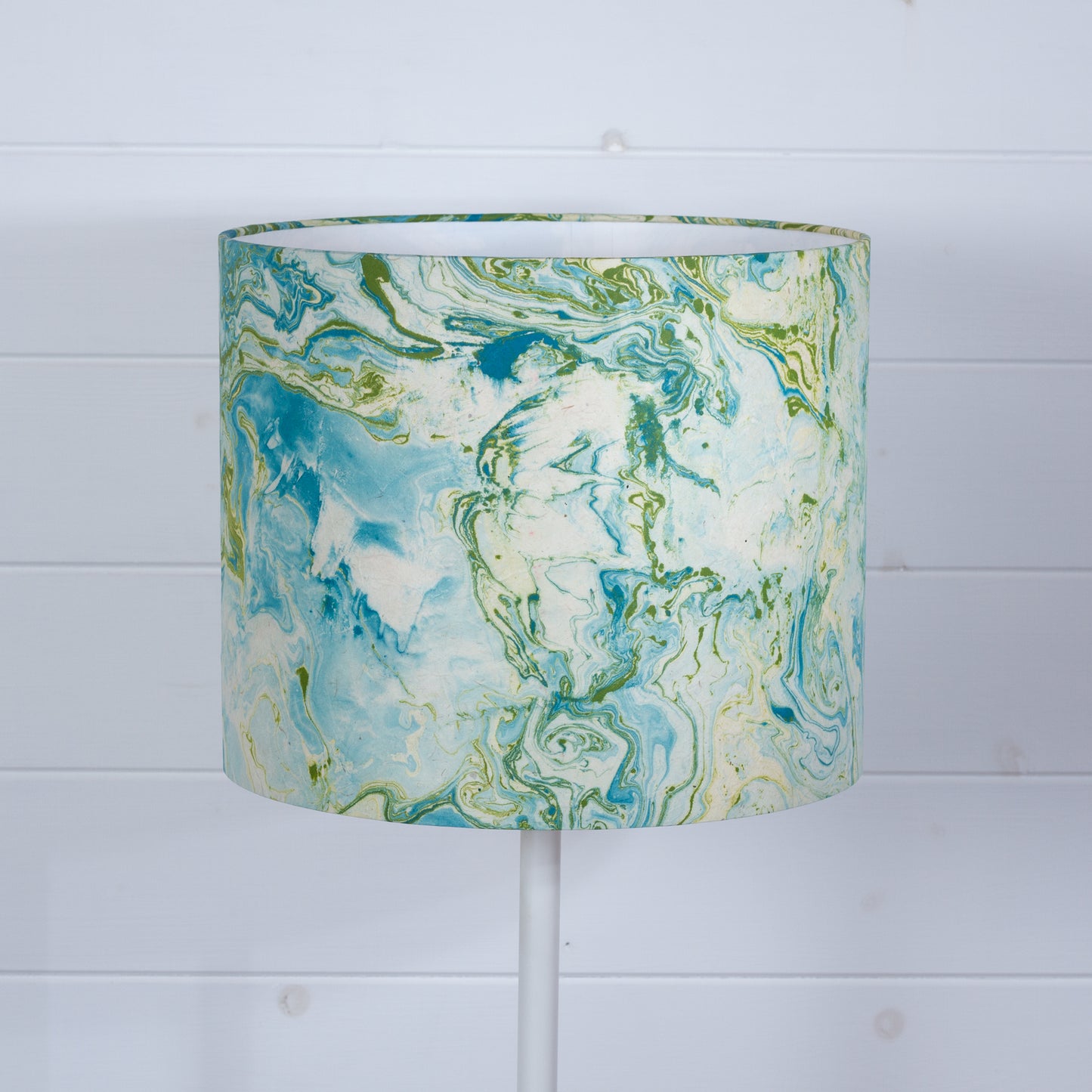 Drum Lamp Shade - B133 ~ Atlas Marble 30cm(d) x 25cm(h)