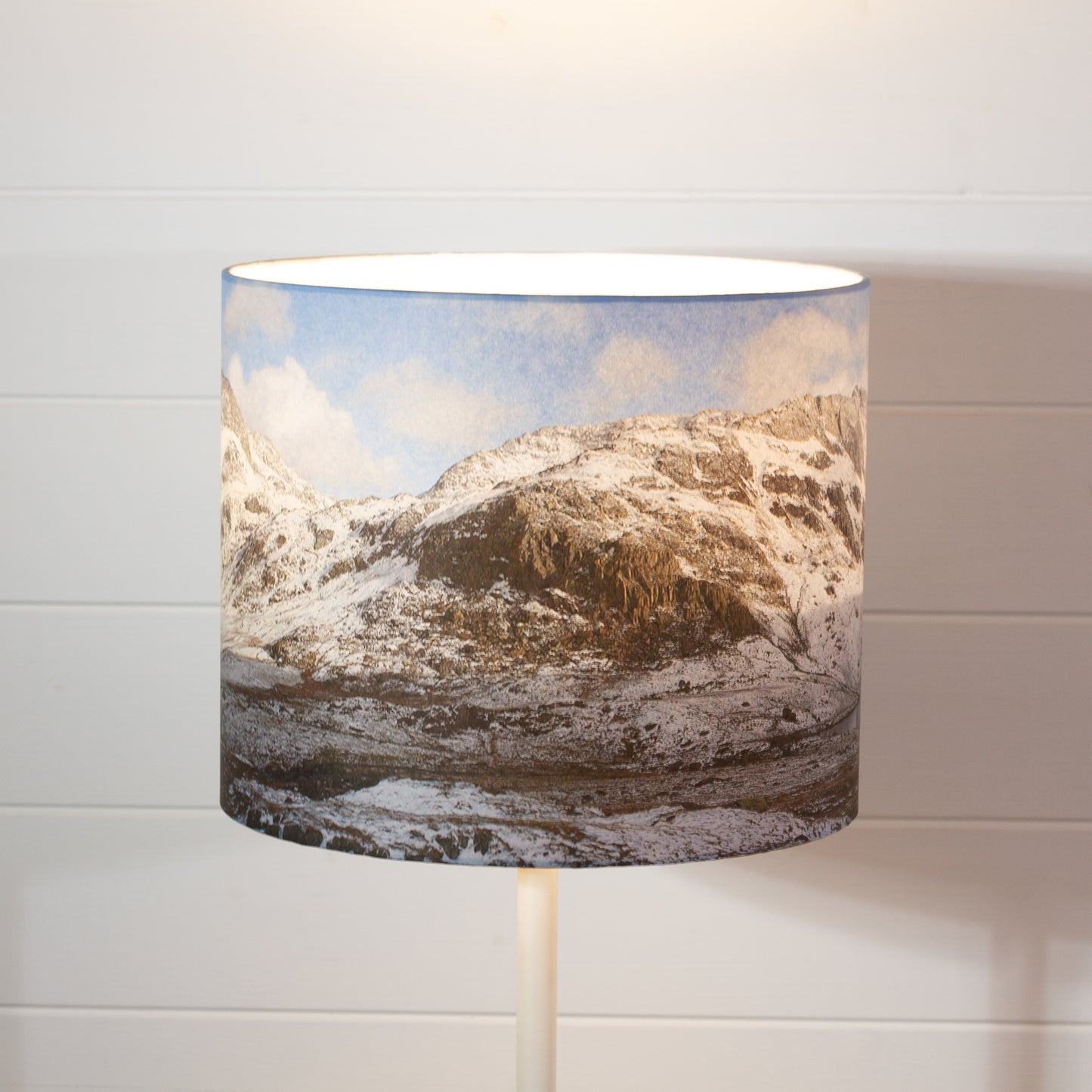 Cwm Idwal & Tryfan Landscape Drum Lamp Shade 30cm(d) x 25cm(h)