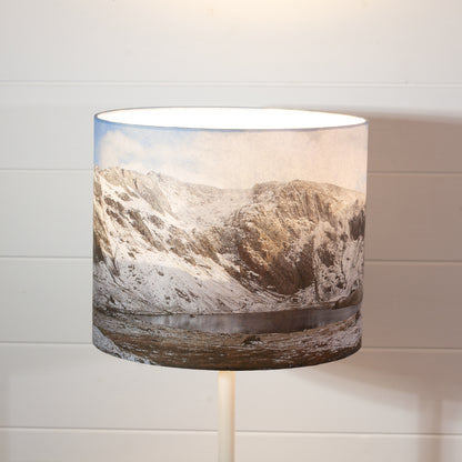 Cwm Idwal & Tryfan Landscape Drum Lamp Shade 30cm(d) x 25cm(h)