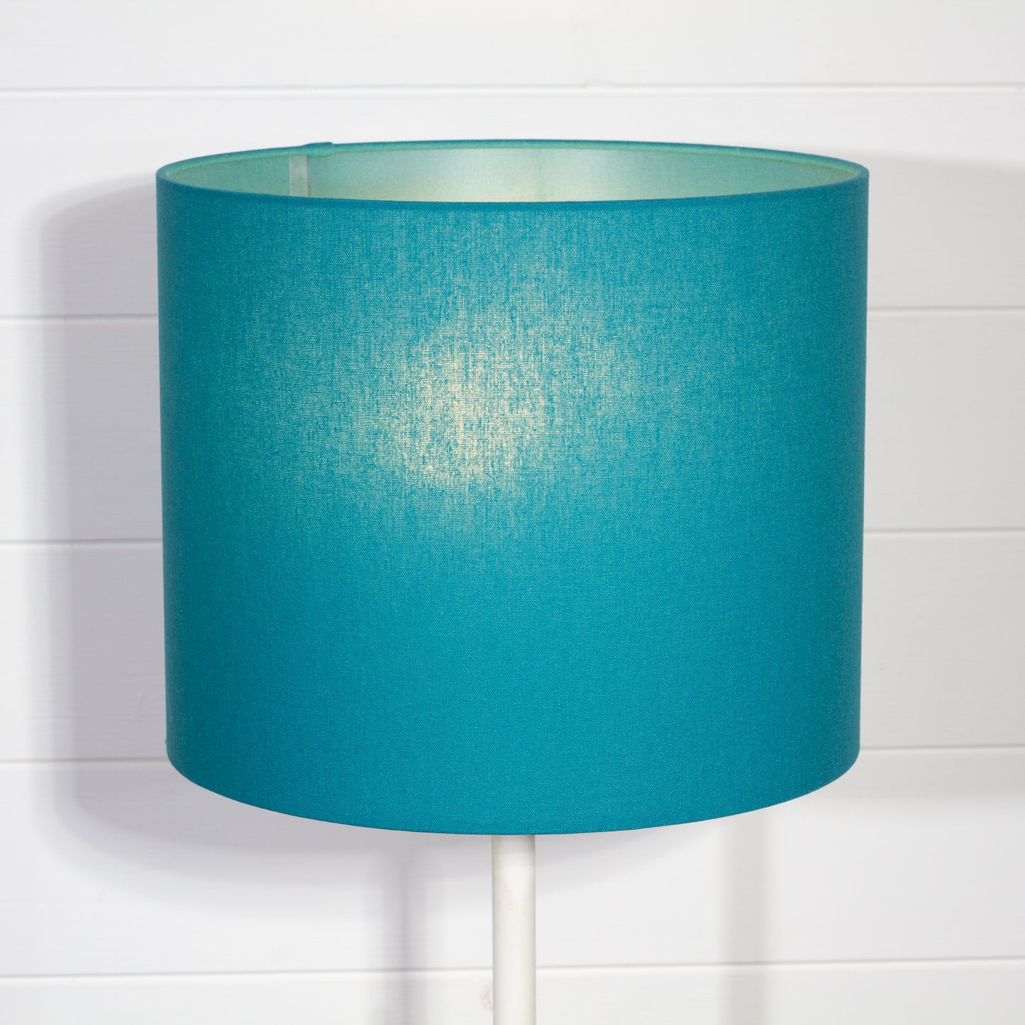 Drum Lamp Shades F185 ~ Teal Linen