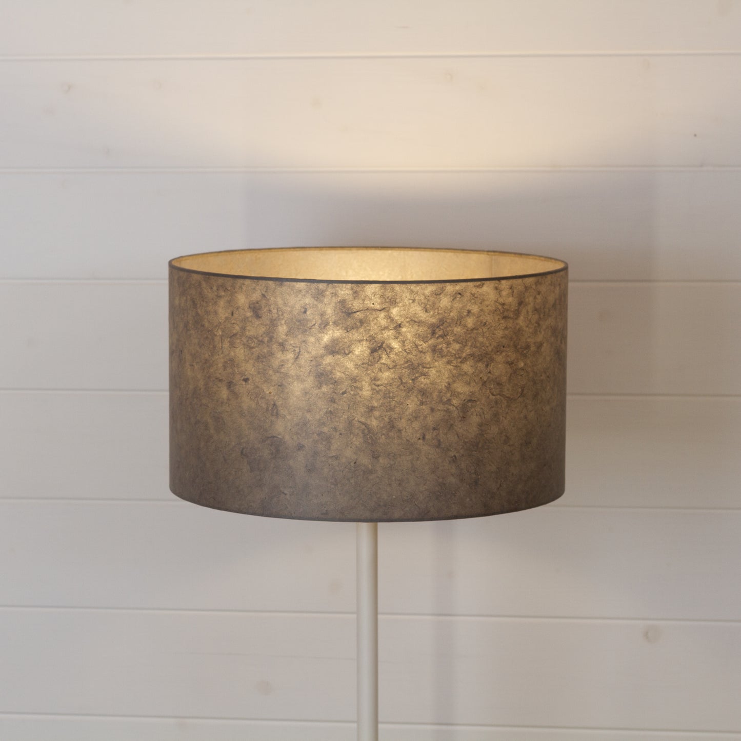 Drum Lamp Shade - P53 - Pewter Grey, 35cm(d) x 20cm(h)