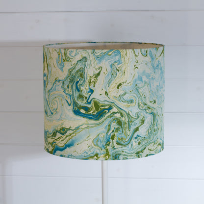 Drum Lamp Shade - B133 ~ Atlas Marble, 35cm(d) x 30cm(h)