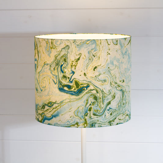 Drum Lamp Shade - B133 ~ Atlas Marble, 35cm(d) x 30cm(h)