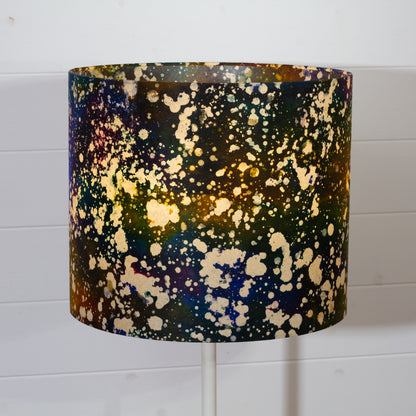 Drum Lamp Shade - B109 ~ Batik Galaxy, 35cm(d) x 30cm(h)