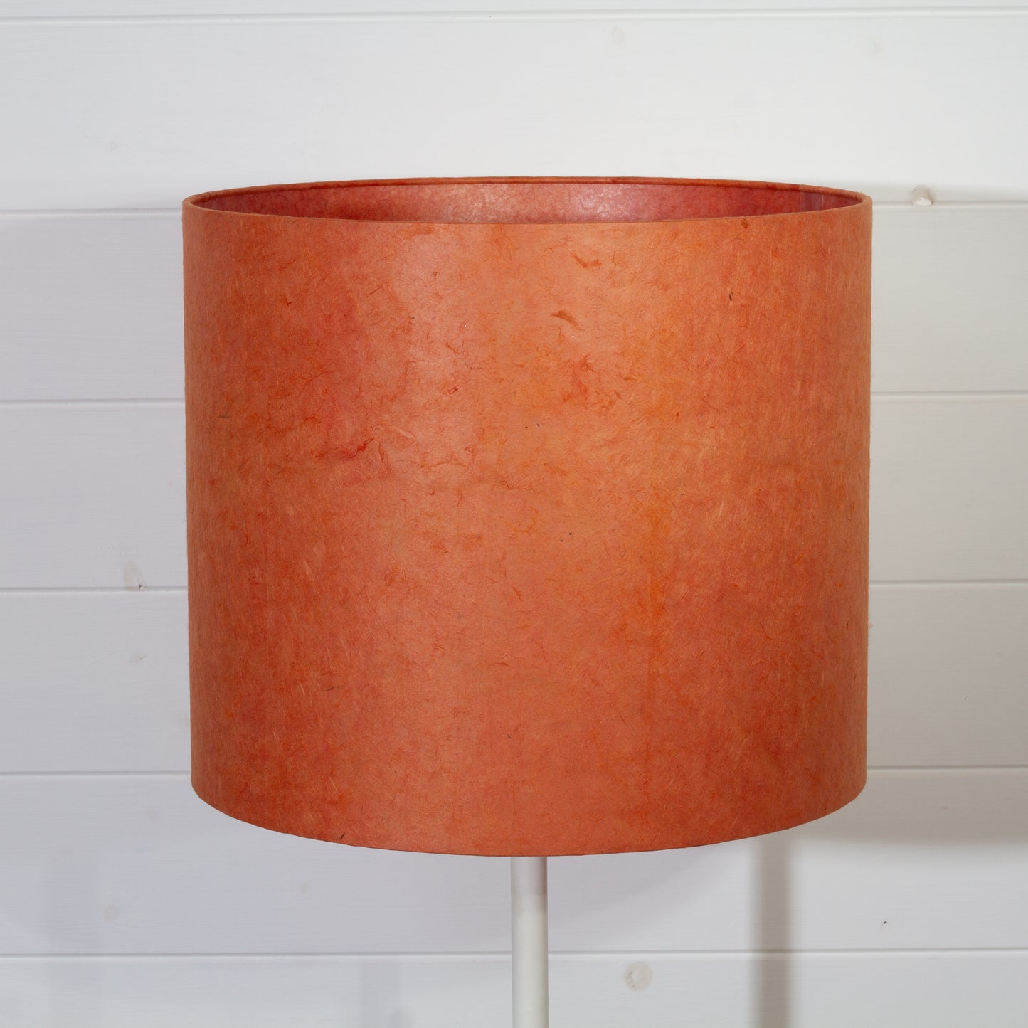 Drum Lamp Shade - P63 - Terracotta Lokta, 35cm(d) x 30cm(h)