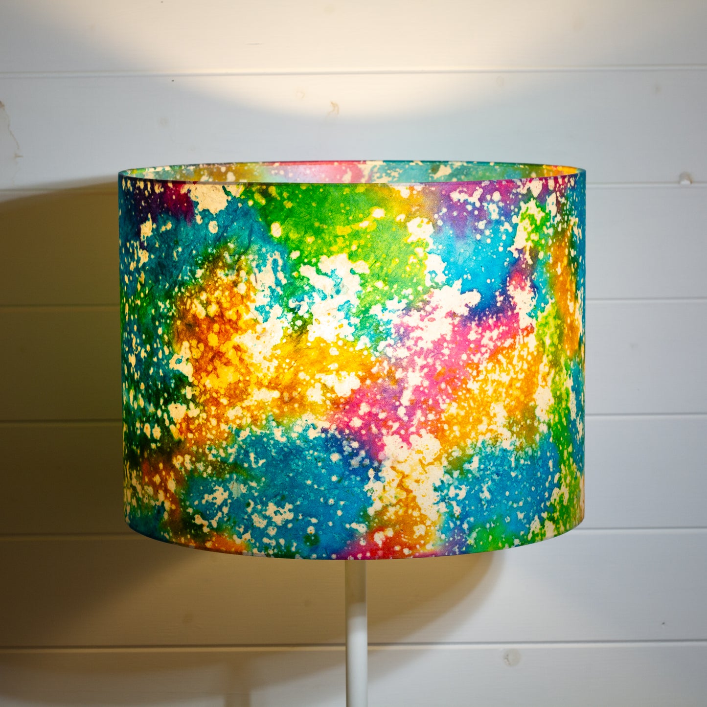 Drum Lamp Shade - B141 ~ Pastel Galaxy, 40cm(d) x 30cm(h)